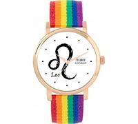 Toff London White Leo Watch Ladies 38mm Case 3atm Water Resistant Custom Designed Quartz Movement Luxury Fashionable