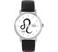 Toff London White Leo Watch Ladies 38mm Case 3atm Water Resistant Custom Designed Quartz Movement Luxury Fashionable
