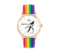 Toff London White Sagittarius Watch Ladies 38mm Case 3atm Water Resistant Custom Designed Quartz Movement Luxury Fashionable