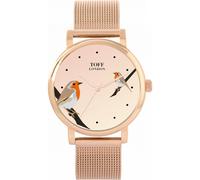 Toff London Women's Birds Watch in Rose Gold Toff London Rose Gold One Size