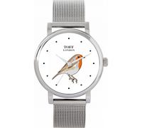 Toff London Women's Birds Watch in Silver Toff London Silver One Size