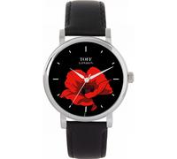 Toff London Women's Flowers Watch in Black Toff London Black One Size