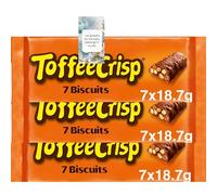 Toffee Crisp Biscuits Bundle Snack 130g (3 Pack) - By Oerich Gift