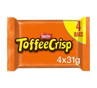 Toffee Crisp Chocolate Bars Multipacks, 14 Pack of 4 x 31 g, (Total 56 Bars)
