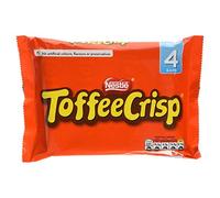 Toffee Crisp Chocolate Bars, Pack of 4