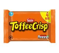 Toffee Crisp - Delicious Milk Chocolate Bar - Barley Contains Wheat - Pack of (14 x 4bars) Size - 124g (Approx.)