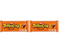 Toffee Crisp Milk Chocolate Biscuit Bar Multipack 14 Pack