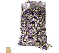 Toffee, Walker's Nonsuch Toffee Individually Wrapped, Treat Bag, British Traditional Sweets and Confectionery, 1kg In Premier Life Store Box (Milk Chocolate Eclairs)