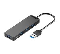 Tofficu 0.5m Usb Hub Portable Splitter Usb Data Hub for Laptop Anti-interference Design Supports Otg Expansion for Gaming and Office Use