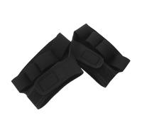 Tofficu 1 Pair Gym Grip Pads Weight Lifting Pull up Grips Breathable Sweat-absorbing Polyester Handle Pads for Professional Gym Use and Outdoor Training