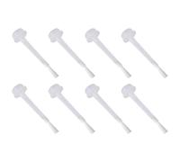 Tofficu 100 Pcs Dip Powder Replacement Liquid Brush Nail Varnish Replacement Brush 6.3x4.72x0.79 Inch Hdpe Improves Work Efficiency Professional Nail Art Tools