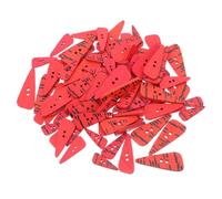 Tofficu 100 Pcs Wooden Carrot Nose Buttons for Sewing DIY Crafts Mixed Wood Buttons for Christmas Snowman Decorations Easy to Sew Glue for Year Festive Projects