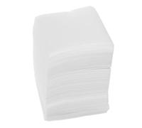 Tofficu 100pcs Anti-static Industrial Cleaning Wipe 12cm Square White Wood Fiber Electronics Cleaning Cloth with High Absorbency and Easy to Tear Features, for Eyeglasses Lens