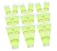 Tofficu 100pcs Bubble Level Tool Horizontal String Line Level Measuring Tool for Construction Brickwork Hanging and Layout Projects