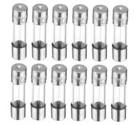 Tofficu 100pcs Clear Glass Fuse Tube Kit Fast Blow Practical Fuse Assortment for Electrical Devices Transparent Portable Set for Easy Replacement and Status Monitoring