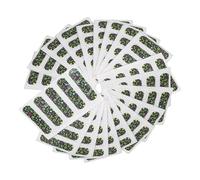 Tofficu 100pcs Glow in The Dark Adhesive Bandages Breathable Wound Patches Water Resistance and Curing for Finger Caring and Outdoor Use