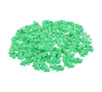 Tofficu 100pcs Mini Alligator Figurines Resin Green Compact Decor for Desks