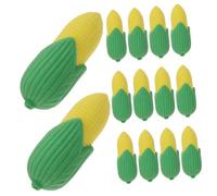 Tofficu 100pcs Miniature Corn Shaped Erasers for Portable Fun Erasers with Bright Colors Cute Cartoon Design for Classroom and Student Supplies Bulk Novelty Stationery