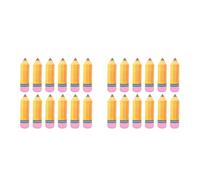 Tofficu 100pcs Pencil Shaped Bandages for Breathable Cartoon Strips Crayon Bandages for Injury Care Back to School Classroom Supplies and Wound Protection