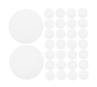 Tofficu 100pcs Round Cardboard Sheets White Blank Sketch Paper for DIY Craft Drawing Painting Art Supplies Sturdy Tear Resistant Smooth Surface for Creative Projects