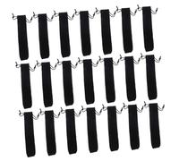 Tofficu 100pcs Velvet Drawstring Pen Bags Multi-Function Pencil Pouches for Students Office Desk Organizer Korean School Supplies