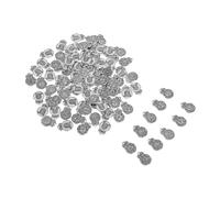 Tofficu 100pcs Vintage Five Element Pendant Charms Sturdy Alloy Metal Jewelry Making Accessories Classic Retro Style for Necklace Earrings Bracelet DIY Crafting