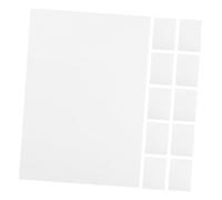 Tofficu 100PCS White Foam Craft Sheets Lightweight Printing Plates for DIY Scrapbooking Classroom Art Projects Fine Motor Skill Development