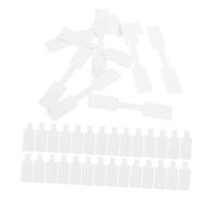 Tofficu 100pcs White Jewelry Price Tags Self Adhesive Removable Stickers with Writable Surface for Rings Necklaces Bracelets Display Craft Shows Boutique Packaging