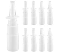 Tofficu 10ml Refillable Nasal Spray Bottles - 20pcs Empty Nasal Sprayer, Clear Plastic Spray-bottle, Leak Proof Transparent, Portable Fine Mist Plastic Bottle for Home Travel