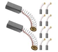 Tofficu 10pcs 13x6x5mm Carbon Brush Replacement Kit for Electric Power Tools Motor, Grinder Machine Carbon Brushes for Repair and Maintenance