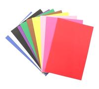 Tofficu 10Pcs A4 Size Craft Foam Sheets Sponge Material for DIY Kids Handicrafts 2Mm Thick Multi-Colored Foam Paper for School and Home Projects