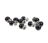 Tofficu 10Pcs Black Invisible Collar Snap Buttons for Women S Shirts Cardigans Lightweight Decorative Hidden Fasteners to Prevent Peeping and Secure Clothing Suitable for Formal and Casual