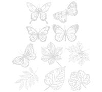 Tofficu 10pcs Decorative Hollow Lace Paper for Scrapbooking DIY Floral Craft Material with Textured Patterned Design Fine Workmanship for Handmade Cards Journals Photo Albums and Collage
