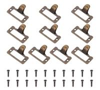 Tofficu 10pcs Handle Furniture Drawer Tag File Cabinet Label Frames Holder Name Cabinet Frame File Drawer Pulls Cabinet Name Plate Drawer Knobs Antique Zinc Alloy Cabinet Pull Office