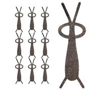 Tofficu 10pcs Heart-shaped Cat Eye Nail Magnet Tool in Zinc Alloy with Unique Rabbit Design, Y-shaped Magnetic Stick for Gel Polish, Wide Compatibility and Versatile DIY Application
