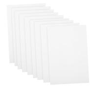 Tofficu 10pcs Heat Shrink Sheets for Creative DIY Crafting Portable Shrinkable Film Sheets Matte White Plastic for Handicraft Making and Art Projects