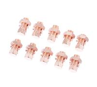 Tofficu 10pcs Heavy Duty Copper Split Bolt Connectors for Grounding and Wire Splicing Strength Split Bolt Clamps Compatible with Copper Conductors Underground Cable and Wire High