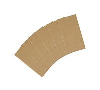 Tofficu 10PCS Kraft Paper Notebooks with White Blank Pages Retro Travel Journal Notepad for Writing Drawing School Office Eye Protection Paper for Creative Diary Work and Sketching