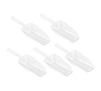 Tofficu 10pcs Mini Ice Scoop Plastic Measuring Cup Lightweight Multi-Purpose for Kitchen and Restaurant Use