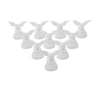 Tofficu 10pcs Miniature Sculpture Figurines for DIY Sand Table Model Wear Resistant Architectural Ornaments with Realistic Detailing for Hobbyists Classroom Teaching and Home Decoration