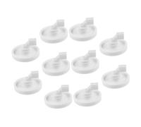 Tofficu 10pcs Replacement Rack Roller Studs for Dishwasher Plastic Wheel Kit for Repair Easy Install Appliance Supplies