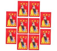 Tofficu 10pcs Tearable Daily Almanac Featuring Solar Terms for Feng Shui Cultural Preservation Horse Year Edition
