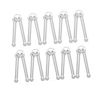 Tofficu 10pcs White k Pendant Pendant Lightweight and Stylish Quality Zinc Alloy Charm for Charms for Bracelets Making for Necklaces Diy Crafts Music Jewelry Music Lover Prop