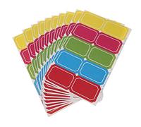 Tofficu 10sheets Name Tag Stickers Writable Blank Labels for Bible Study Supplies Portable Labels for Students and Home Organization Easy Peel Stick No Residue