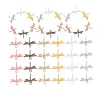 Tofficu 120PCS Antique Dragonfly Charm Pendants for DIY Jewelry Making Vintage Dangle Accessories for Earrings Necklaces Bracelets Crafting