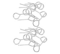Tofficu 120pcs Fire Extinguisher Pin Set Iron Lock Pins for Fire Equipment Pins for Fire Extinguishers Easy Installation Compatible with Various Fire Extinguishers