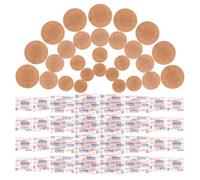 Tofficu 120pcs Round Flexible Fabric for Fingertip Protection, Breathable Material with Strong Adhesion, Portable Spot for Travel and Daily Life