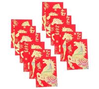 Tofficu 120pcs Vietnamese Red Envelopes for The Year of The Horse Asian Spring Festival Packets Vietnamese Lunar New Year Red Envelopes Lunar Chinese New Money Packet Paper