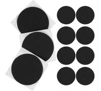 Tofficu 12pcs Eva Pool Table Leg Pads 8.6cm Diameter Self-adhesive Table Foot Elevating Cushions for Billiards Accessories and Furniture Floor Protection
