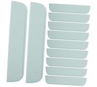 Tofficu 12pcs Fountain Pen Sleeve Leather Pen Pouch Scratch Protective Portable for Office Home Travel Gift Packaging Light Blue